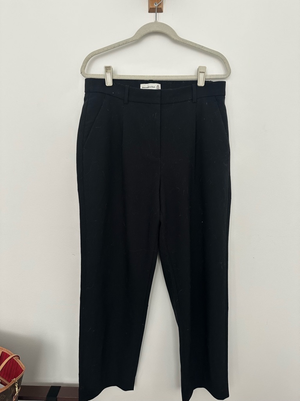 Abercrombie & Fitch Black Straight Pant - Quinn Tailored Pant